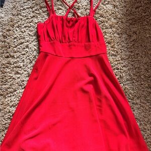 Francesca's Collections Red Mini Dress